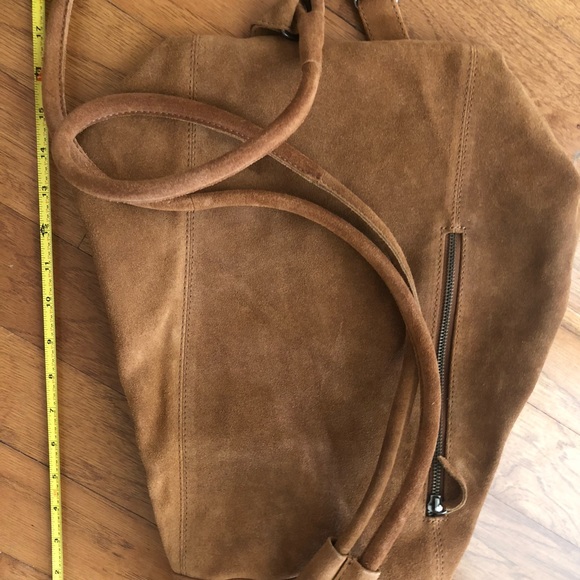 Gorgeous Urban Outfitters Brown Suede Leather Bag backpack NWT Handbag - Picture 3 of 6